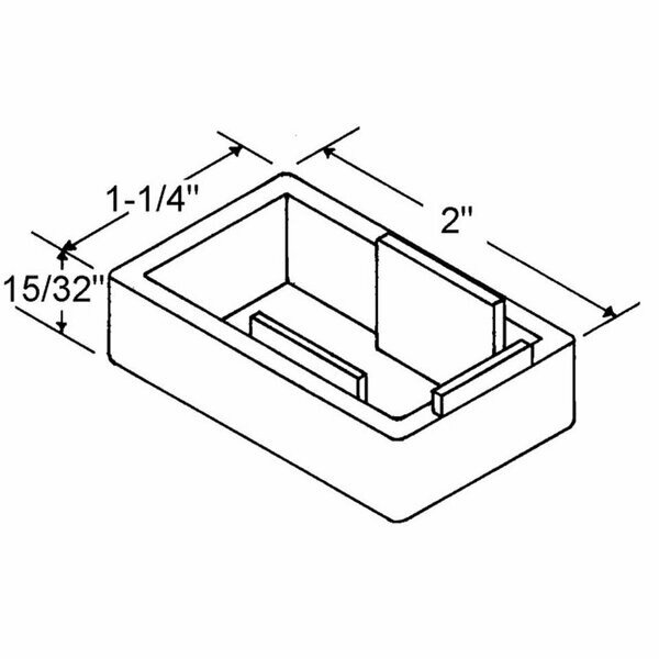 Pivot Lock Shoe Filler, Strybuc, Mfr#: 85-559
